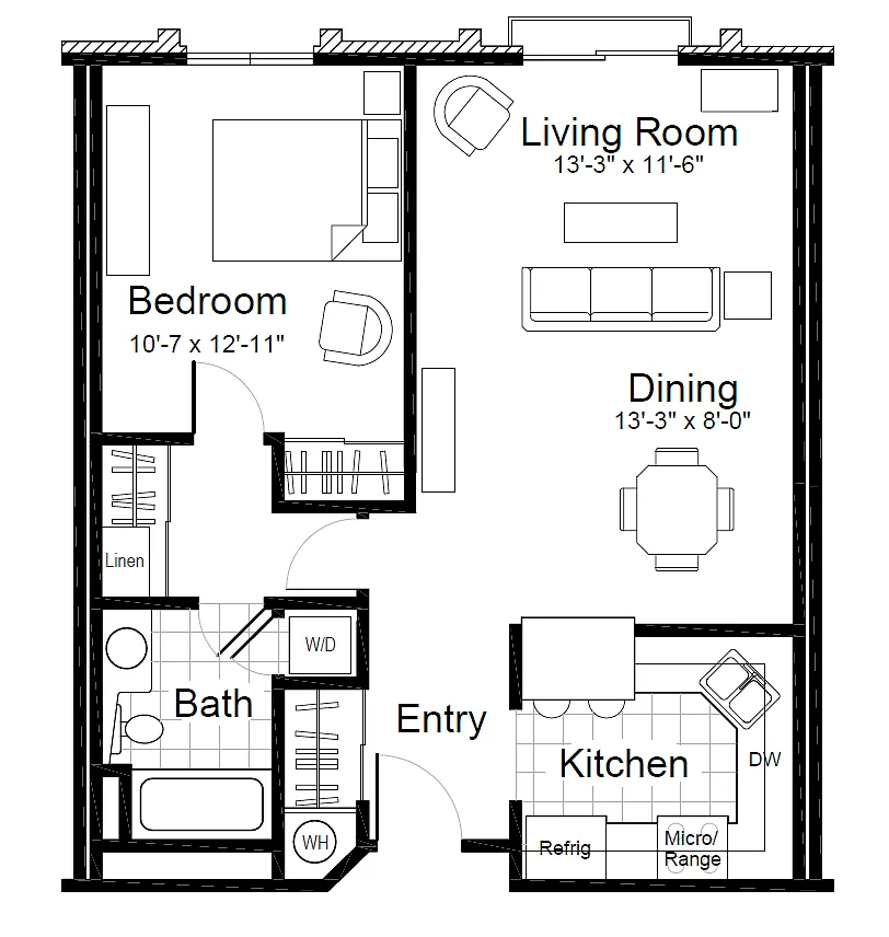 Floor plan Oakwood