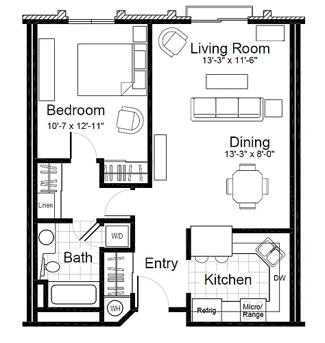 Floor plan Oakwood