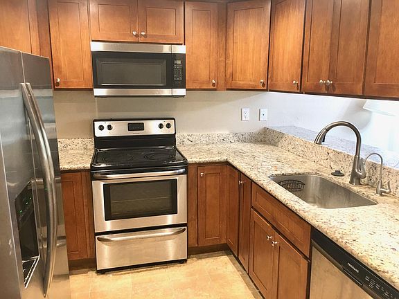 Kitchen with new granite countertops and appliances