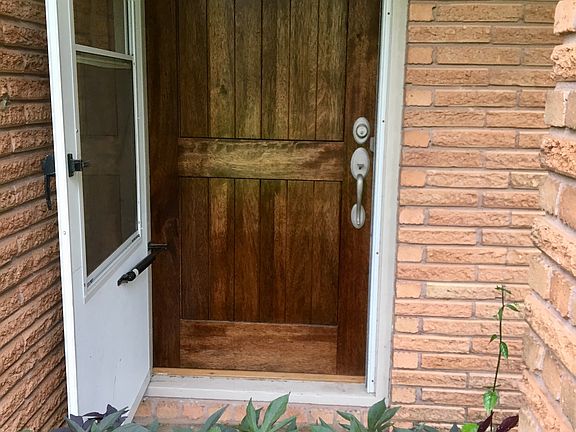 Solid mahogany wood door