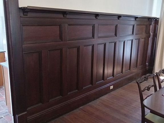 Dining room wall