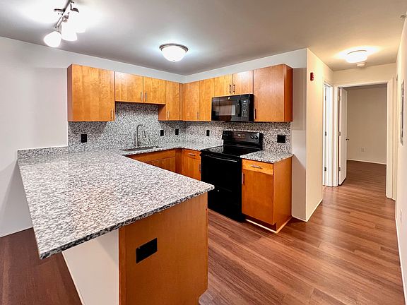 Open Kitchen with Countertop Seating