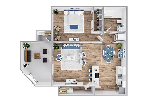 Floor plan A1 Renovated