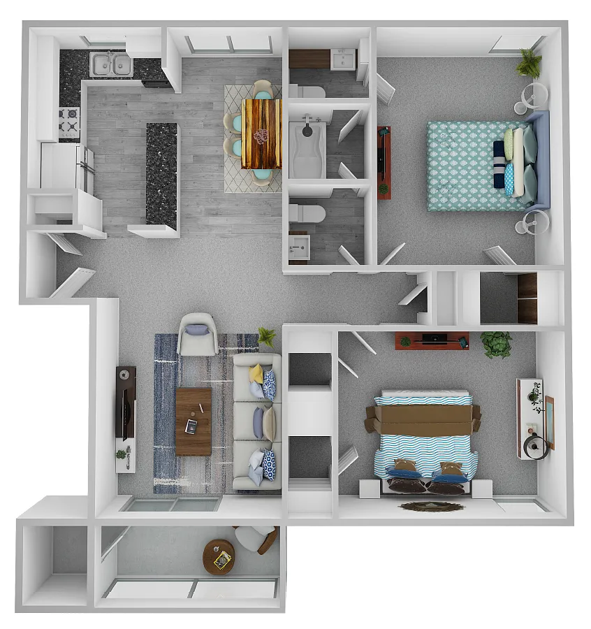 Floor plan B1