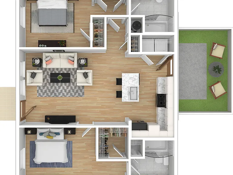2BR Duplex 2BR Duplex