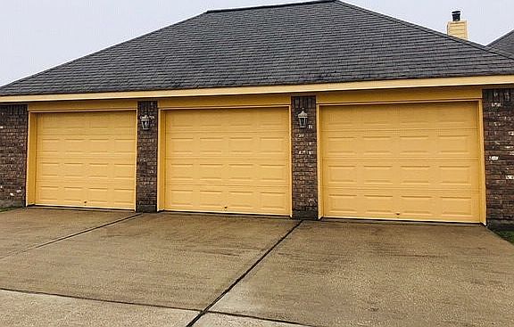 Spacious 3 car garage 