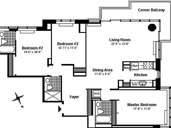 3rd image of 161 W 61st St APT 25B