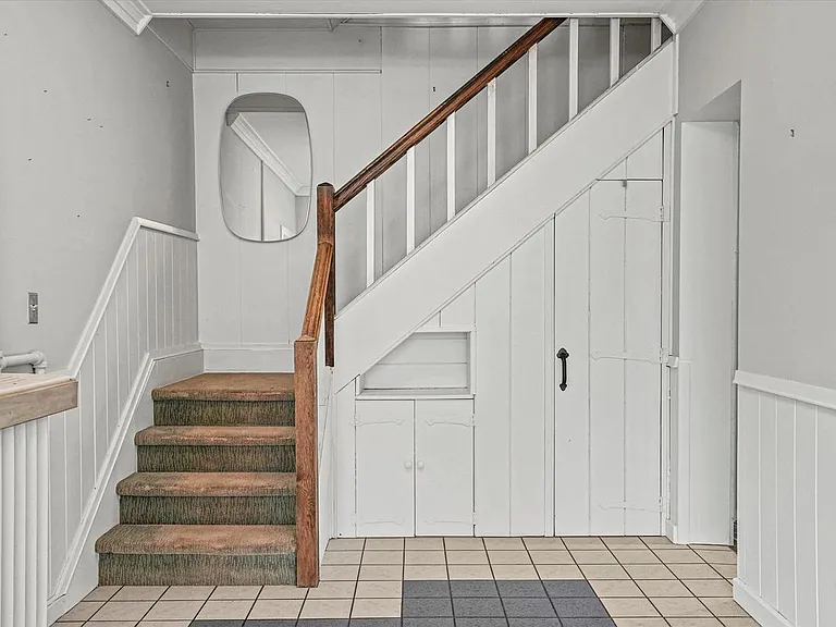 Stairs now restored to original hardwood