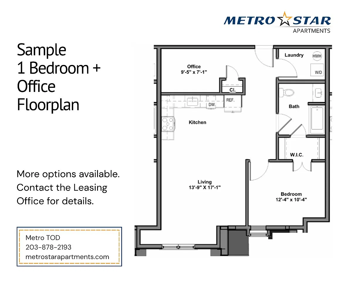 Floor plan One Bed Plus