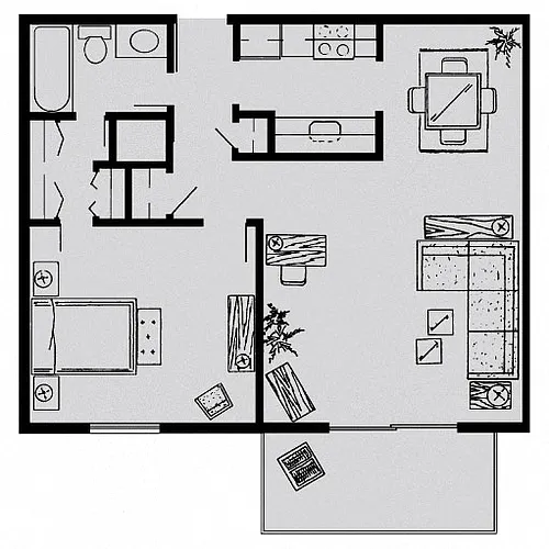 Floor plan B