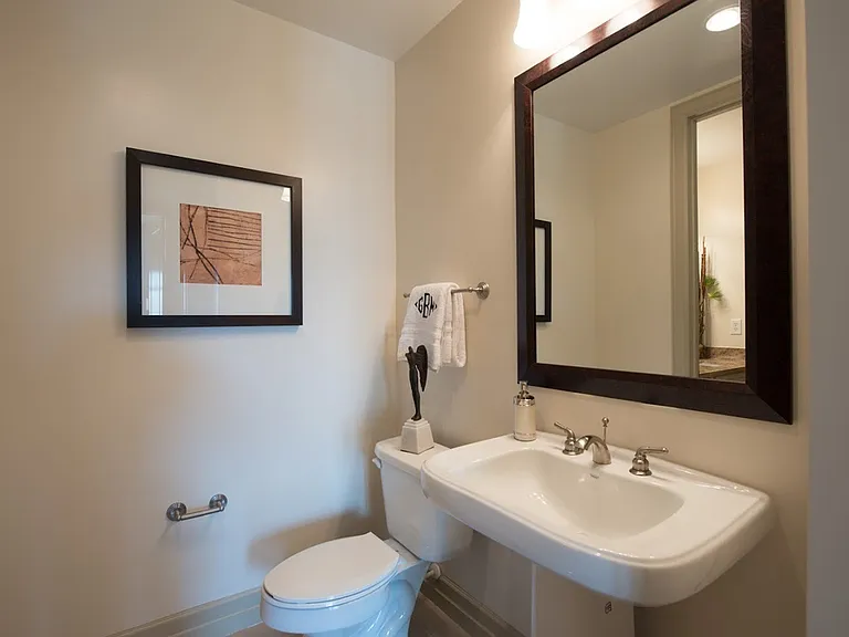 Powder Room in Every Residence except the Inwood Floor Plan