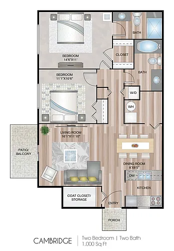 Floor plan CAMBRIDGE