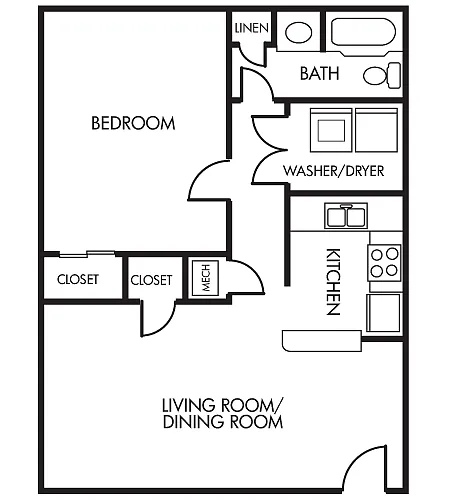 Floor plan 1A Floor Plan