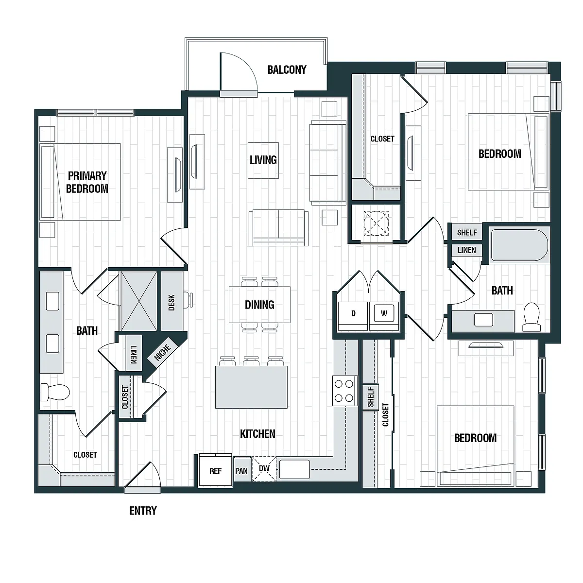 Floor plan C1a