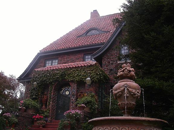 Front view from Garden