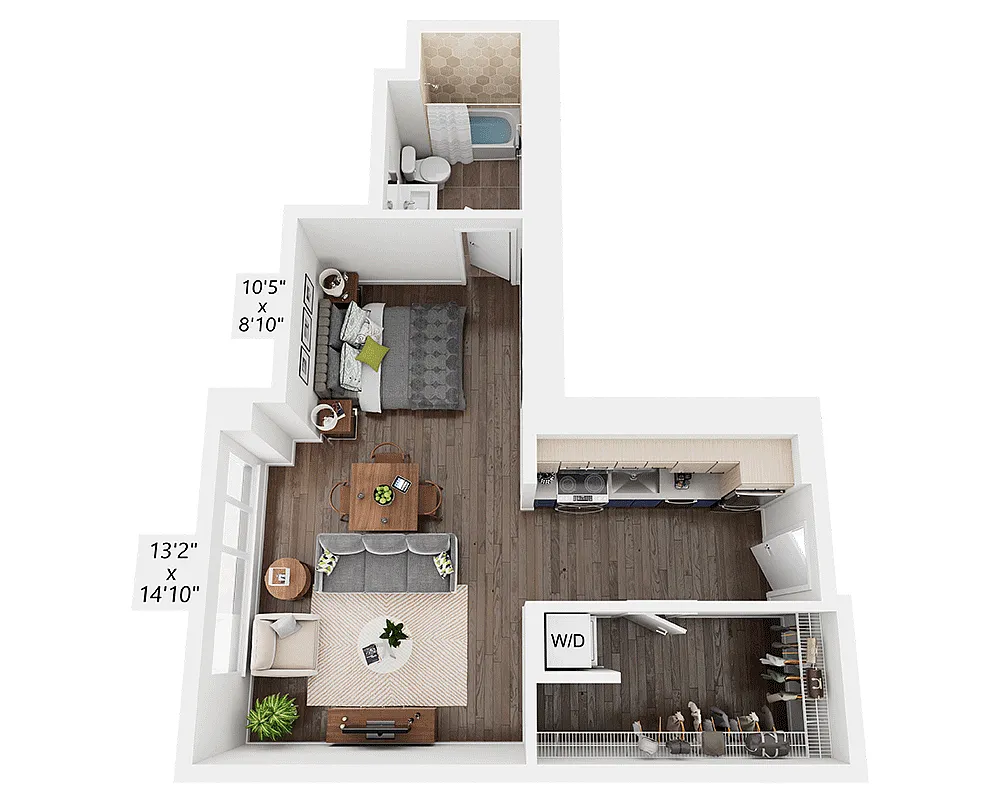 Floor plan Studio E1LL