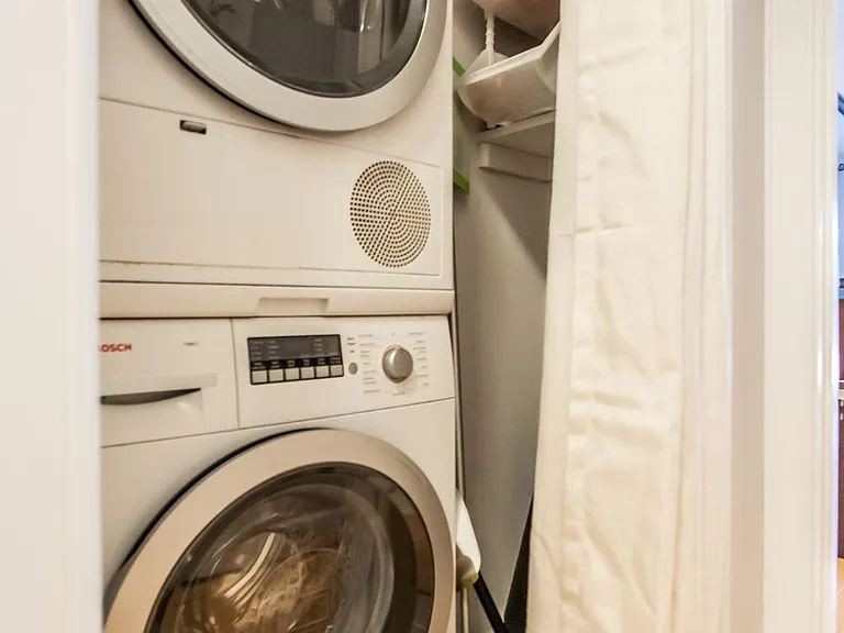 Washer and dryer
