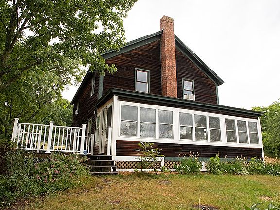 Front view with deck