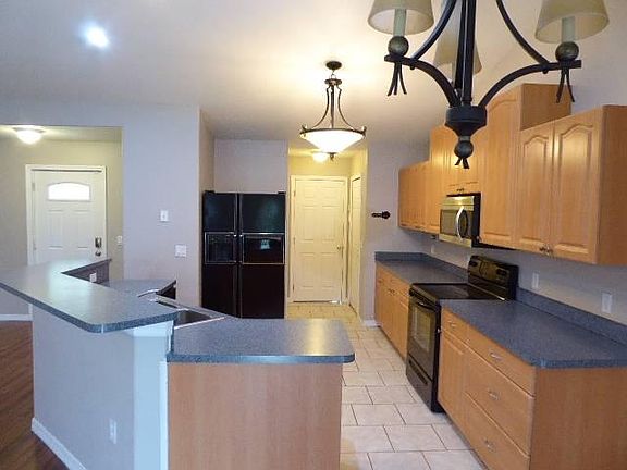 Open kitchen with pantry