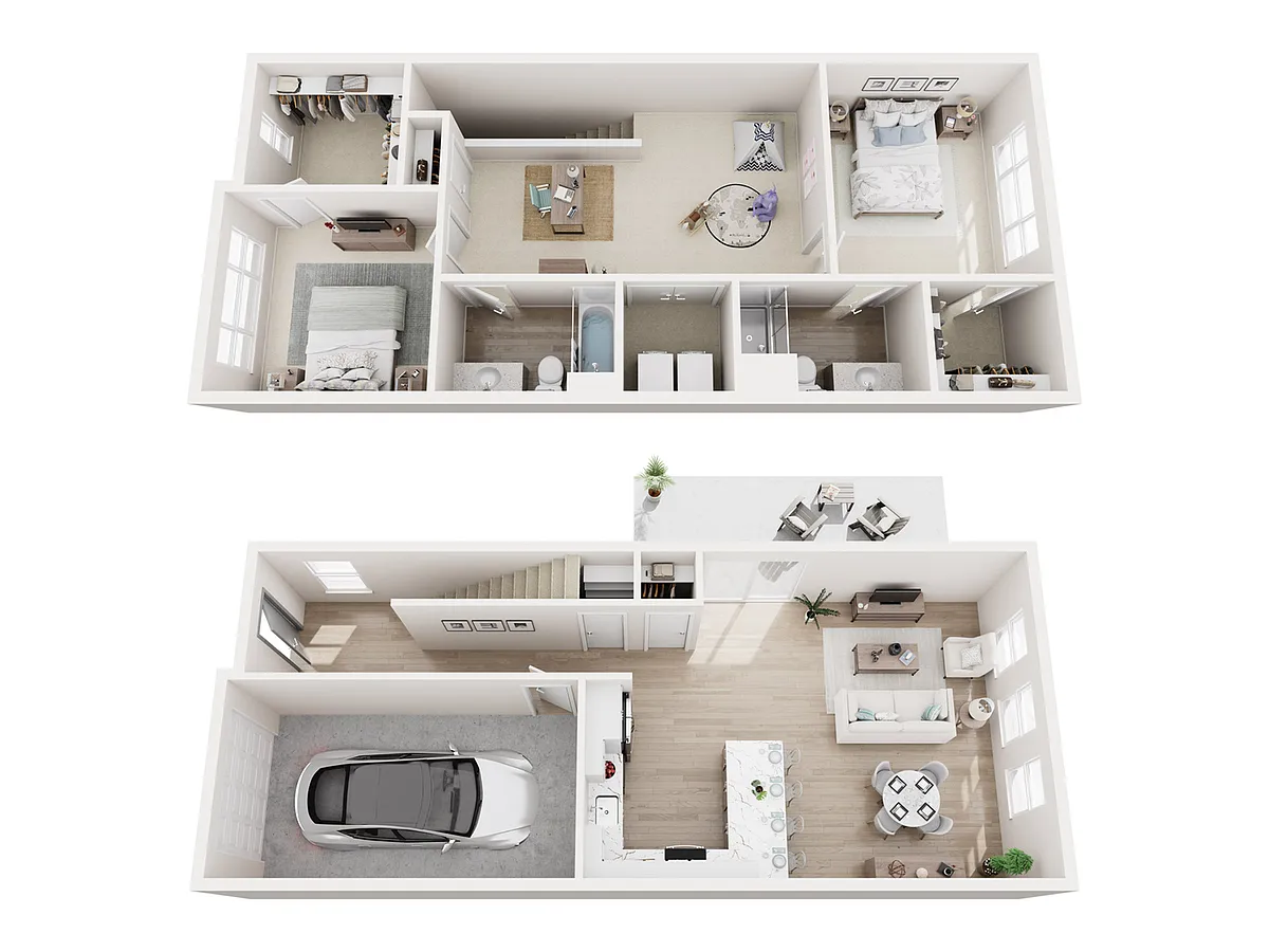 Floor plan TH2A