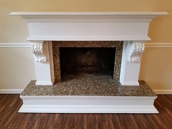 Fireplace in living room