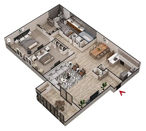 Floor plan The Skyview Reno