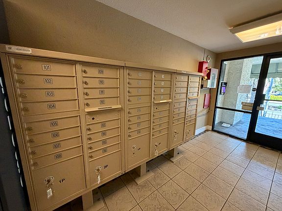 mailbox are inside front secured entrance
