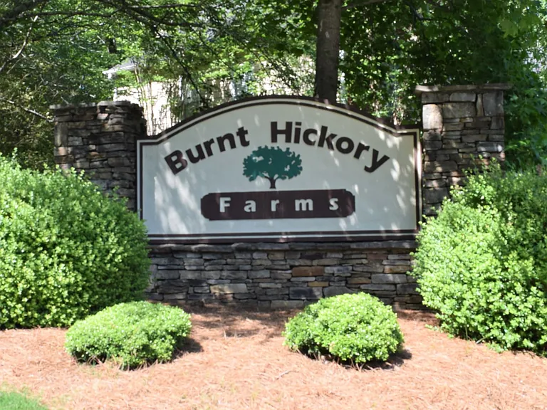 Subdivision off of Burnt Hickory