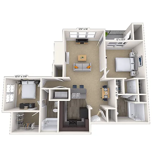 Floor plan Pebble Beach