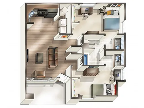 Floor plan B2 Floor Plan