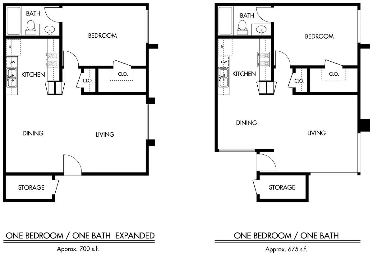 Floor plan 1 Bedroom