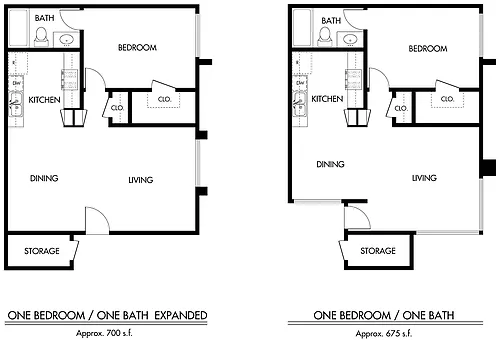 Floor plan 1 Bedroom