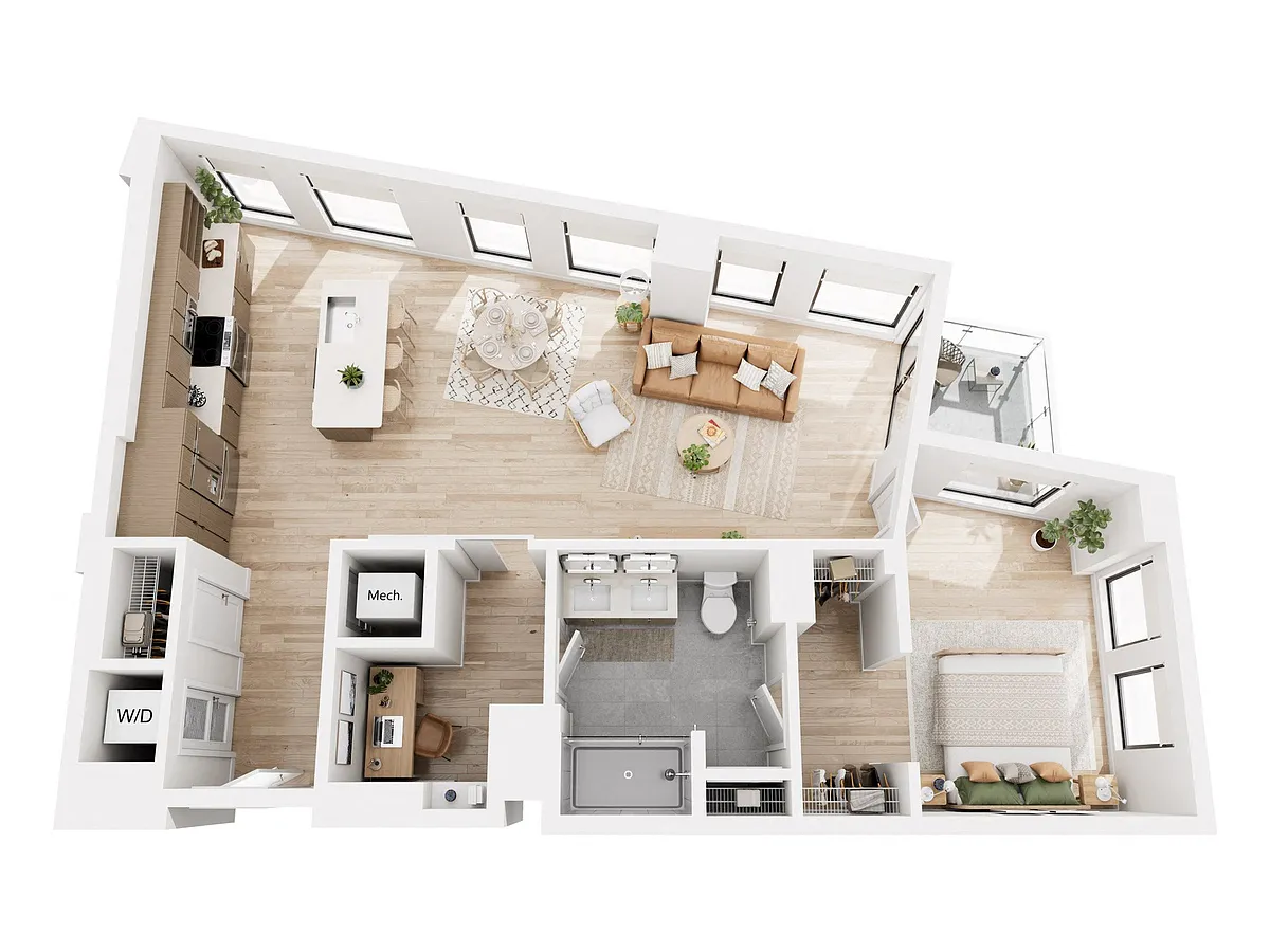 Floor plan A12 + Study