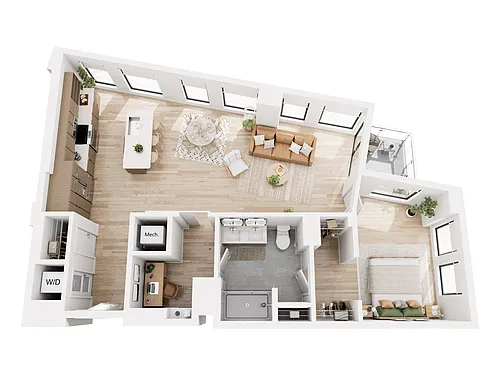 Floor plan A12 + Study