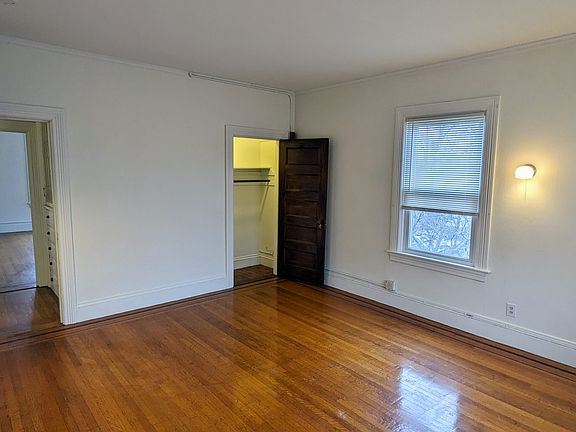 Bedroom with closet.