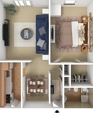 One Bedroom Executive 840 sqft One Bedroom Executive 840 sqft