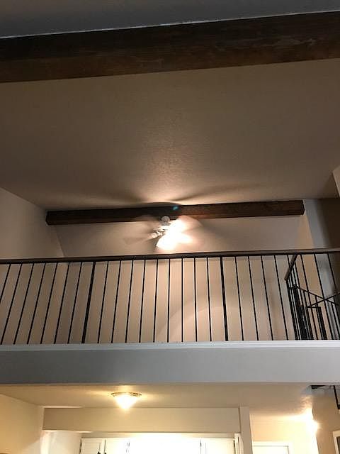 Loft overlooking living room