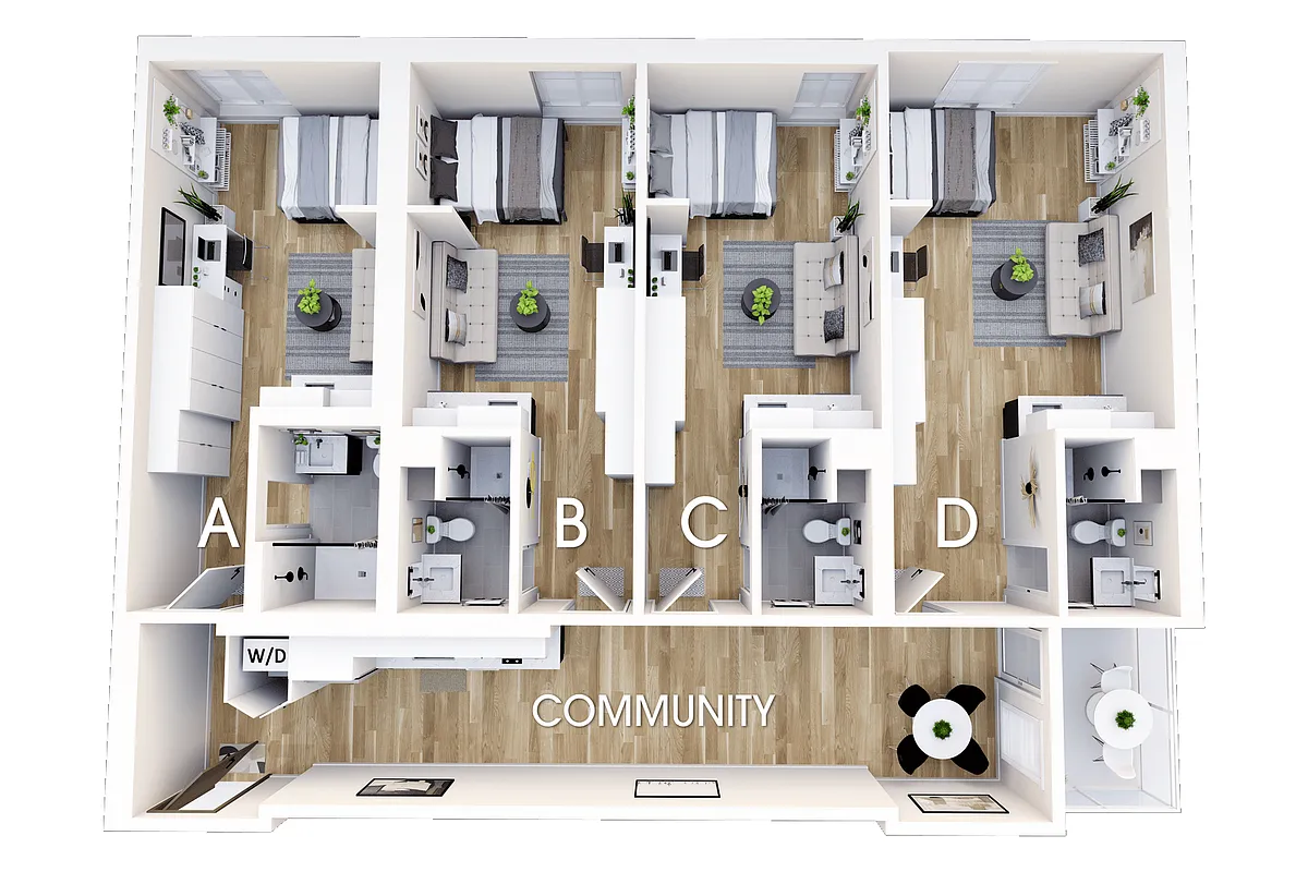 Floor plan Coliving Plan 3