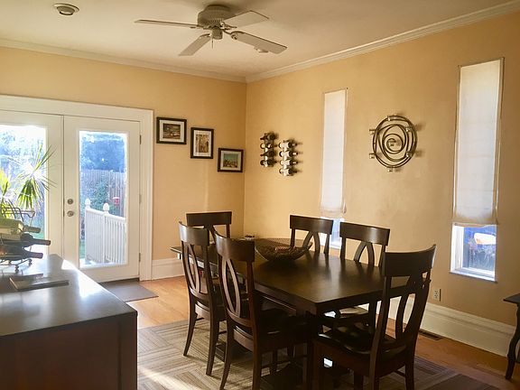 Dining room opens to yard
