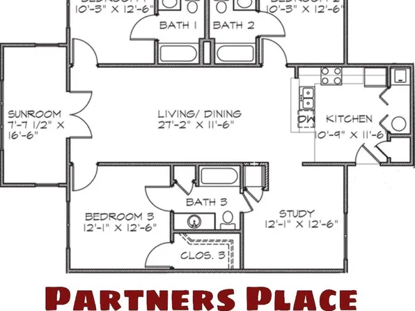 Partners Place Condominiums - Bld 302 Unit 300, 302 Campus Walk Trl #1, Elon, NC 27244