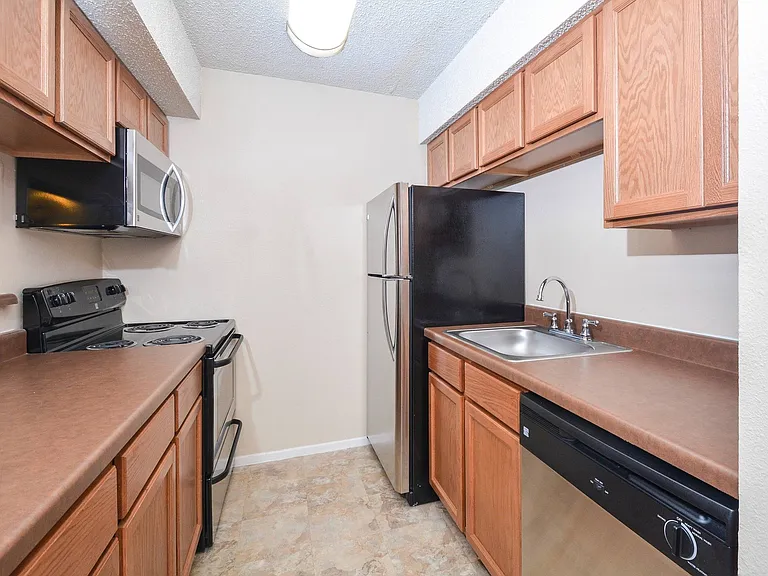 One Bedroom Upgraded Kitchen with Stainless Steel Appliances