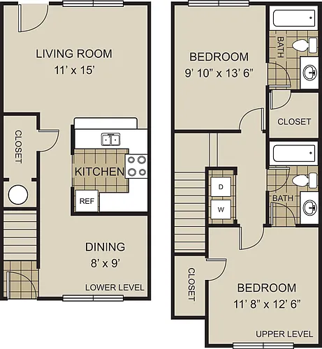 Floor plan B2 - Townhome