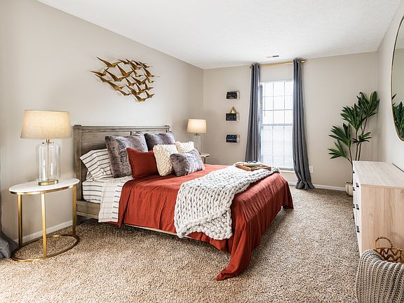 Large Bedrooms with Plush Carpet and Lots of Natural Light
