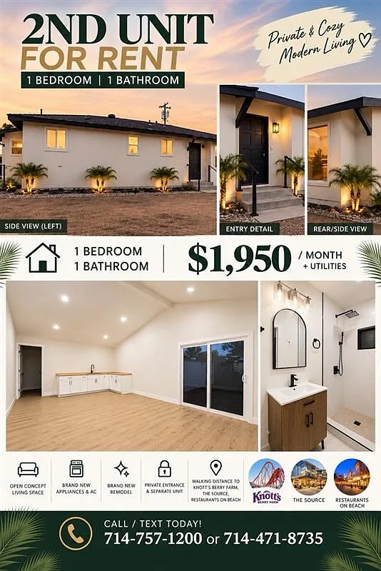 1 bed, 700 sqft, $1,950 — Photo 1