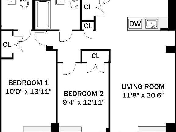 2nd image of 535 W 52nd St APT 7F