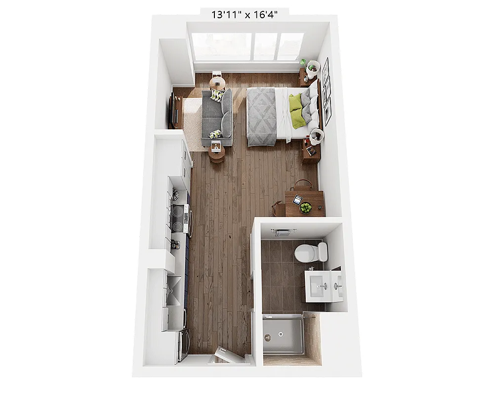Floor plan Studio E1F