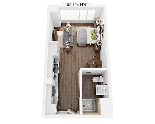 Floor plan Studio E1F