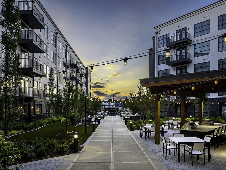 Enjoy Atlanta skyline views.