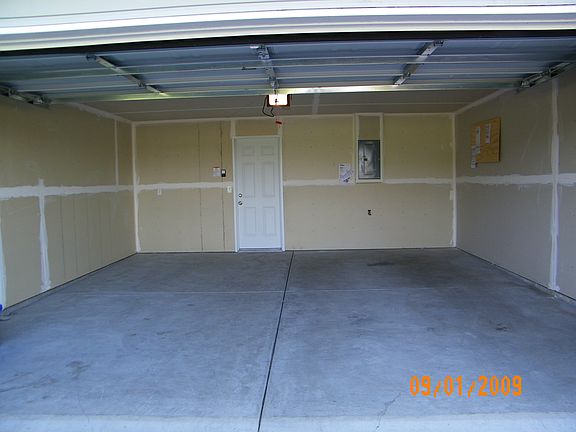 generous size 2 car garage