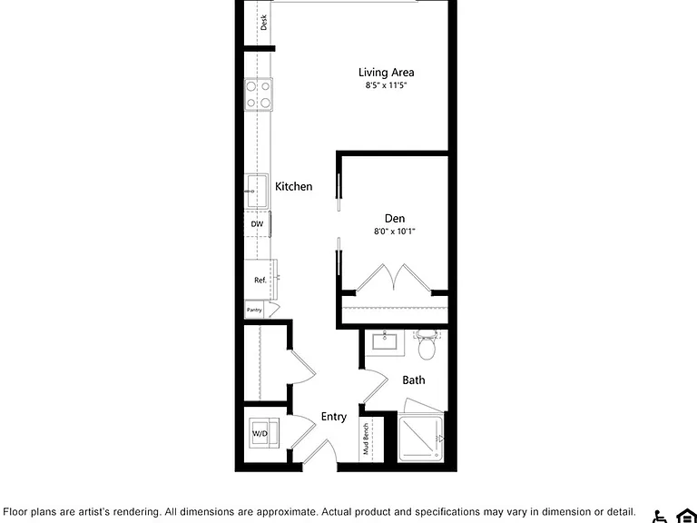 S2 | Studio | 568 sq ft S2 | Studio | 568 sq ft